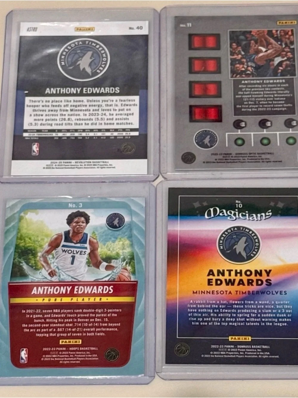 Anthony Edwards Lot of 35 - Picture 2 of 12